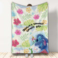 Personalized Ohana Blanket Custom Name Soft Flannel Gift Blanket GradoCreations