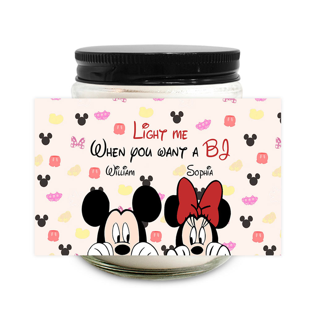 Personalized Couple Candle with Lavender Scent - Custom Names Gift for Anniversary Candle GradoCreations