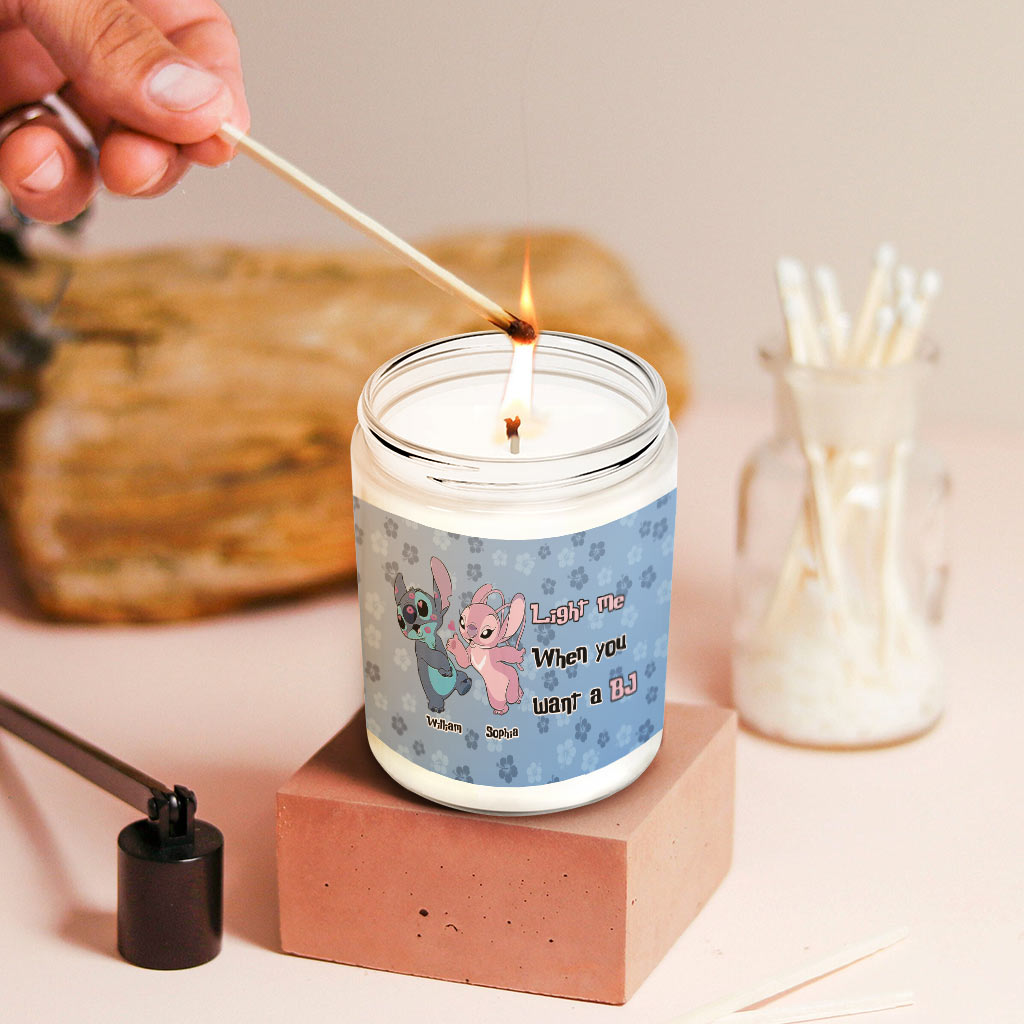 Personalized Ohana Candle Custom Name Couples Gift Candle GradoCreations
