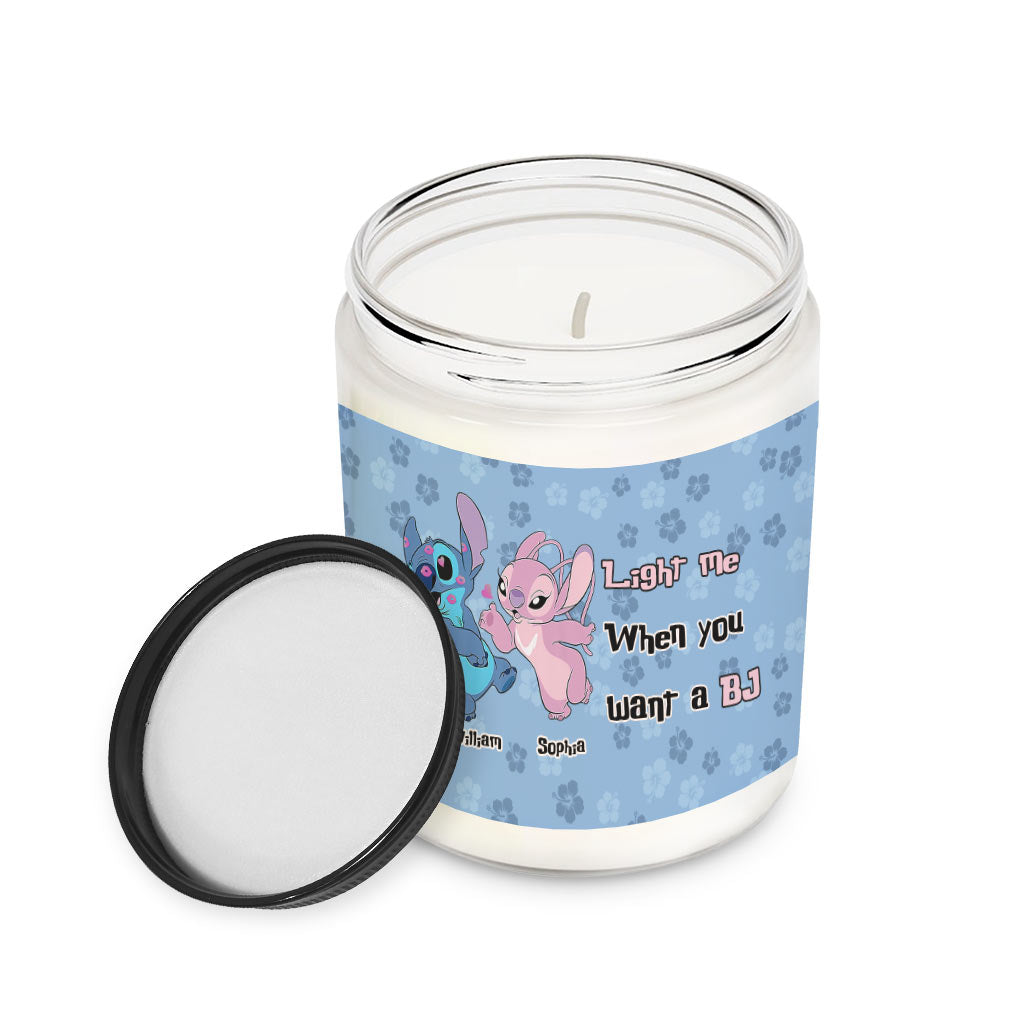 Personalized Ohana Candle Custom Name Couples Gift Candle GradoCreations