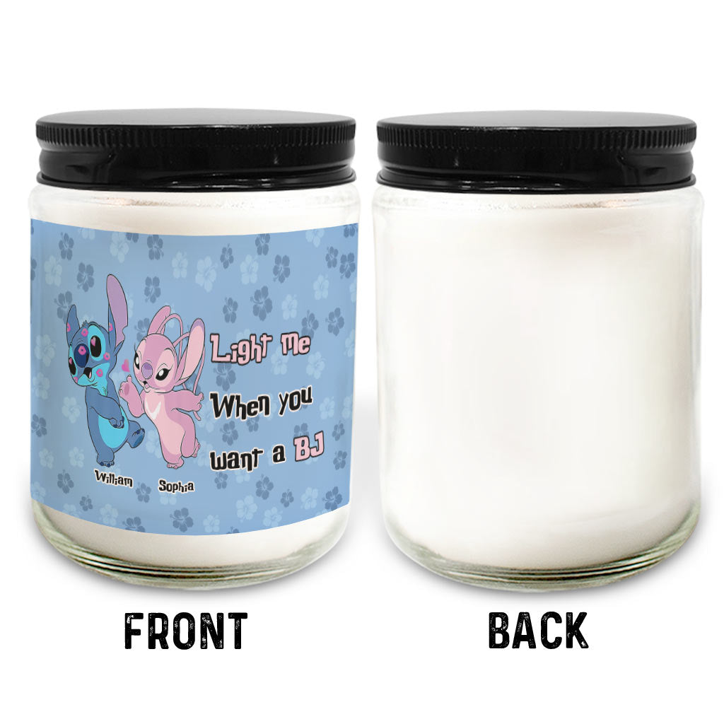 Personalized Ohana Candle Custom Name Couples Gift Candle GradoCreations