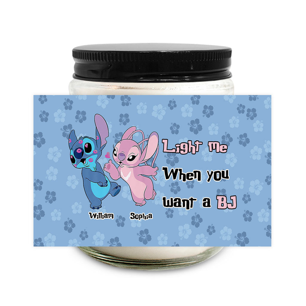 Personalized Ohana Candle Custom Name Couples Gift Candle GradoCreations
