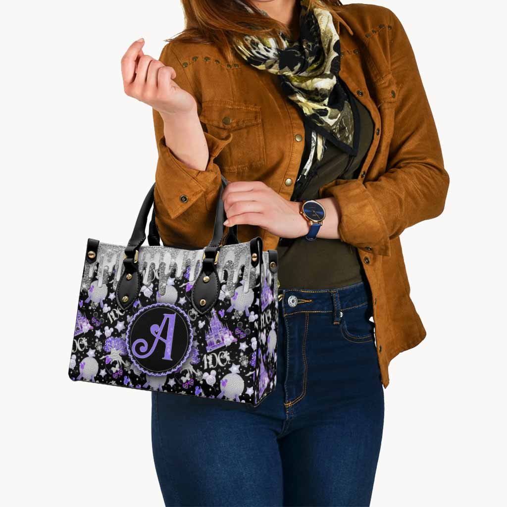 Personalized Leather Handbag with Magical Dripping Design for Women Leather Handbag GradoCreations