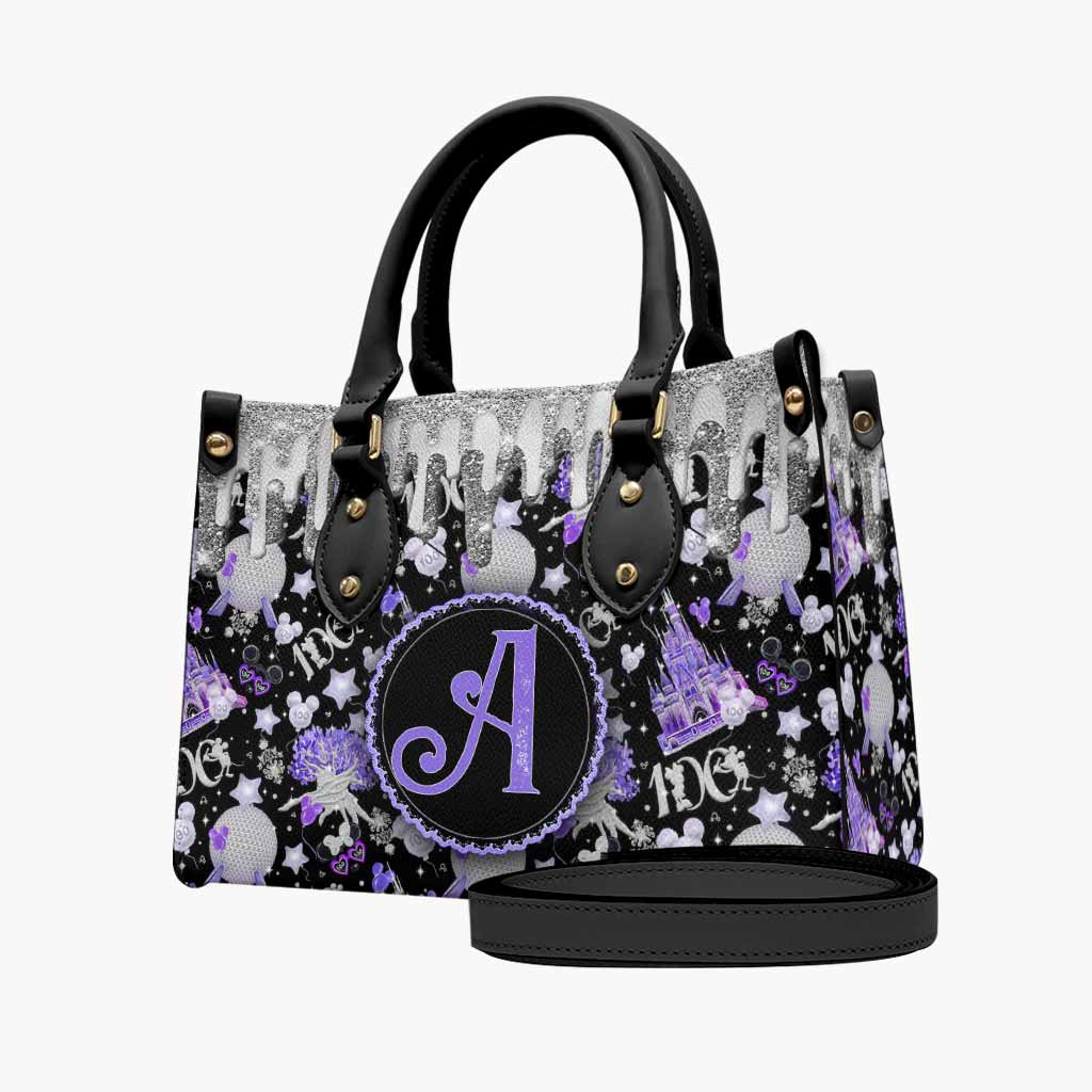 Personalized Leather Handbag with Magical Dripping Design for Women Leather Handbag GradoCreations