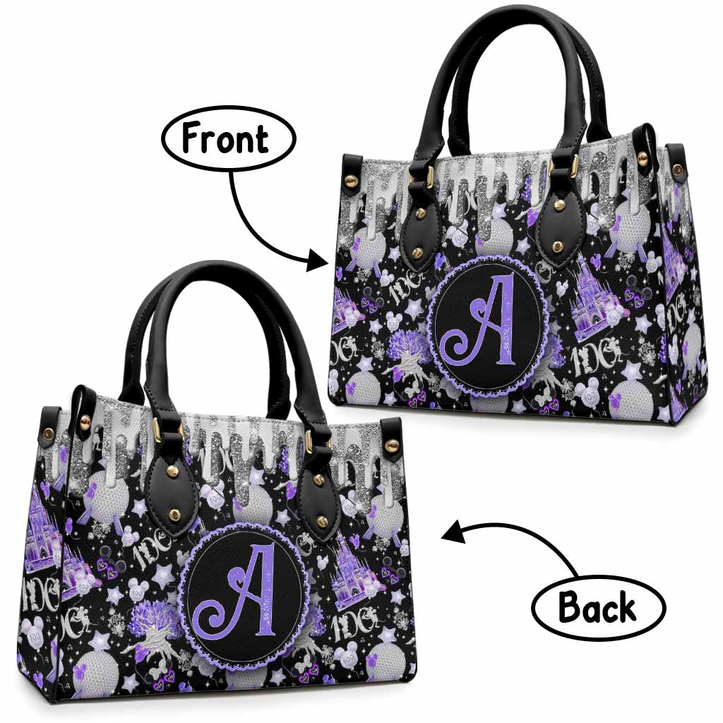 Personalized Leather Handbag with Magical Dripping Design for Women Leather Handbag GradoCreations