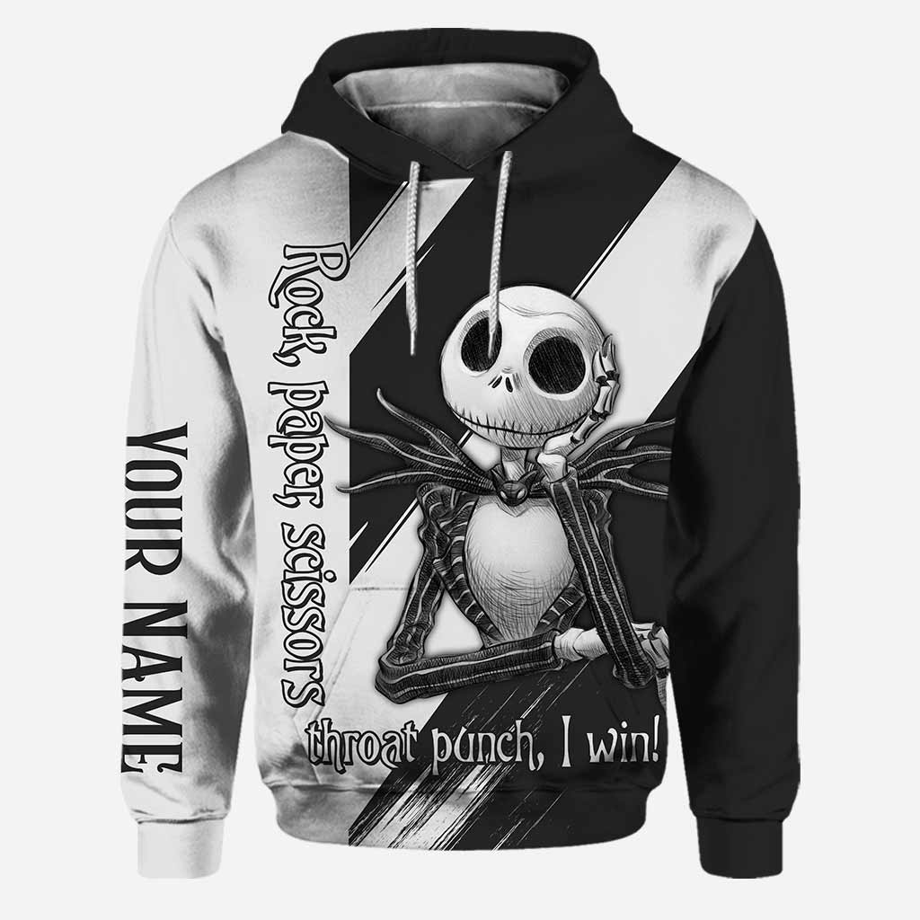 Personalized Rock Paper Scissors Hoodie & Leggings Gift for Halloween Hoodie & Leggings GradoCreations