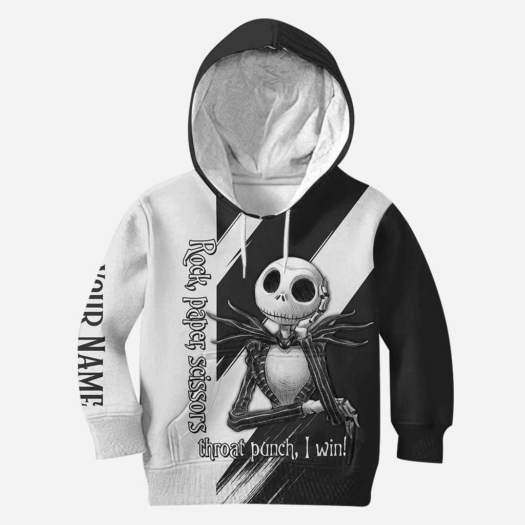 Personalized Rock Paper Scissors Hoodie & Leggings Gift for Halloween Hoodie & Leggings GradoCreations