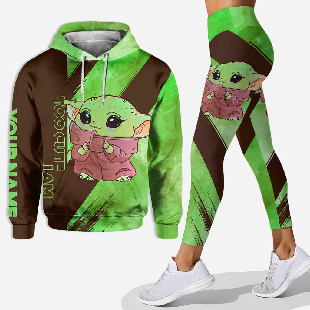 Personalized Hoodie and Leggings Set Cute Design for Kids Hoodie & Leggings GradoCreations