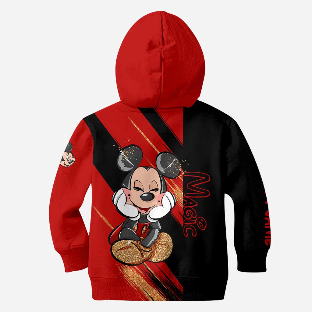 Personalized Magic Mouse Ears Hoodie & Leggings Set for Kids | Custom Name Gift Hoodie & Leggings GradoCreations