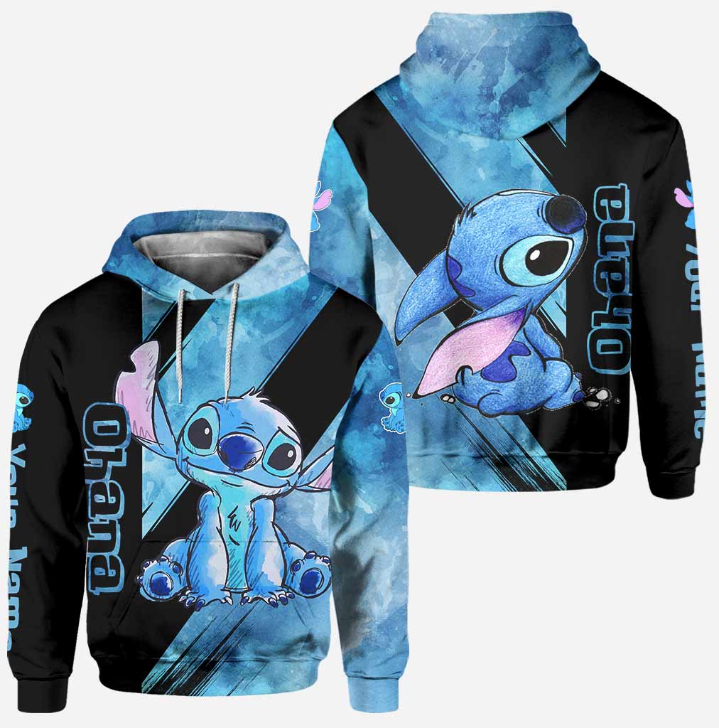 Personalized Hoodie and Leggings Set Ohana Custom Name Gift Hoodie & Leggings GradoCreations
