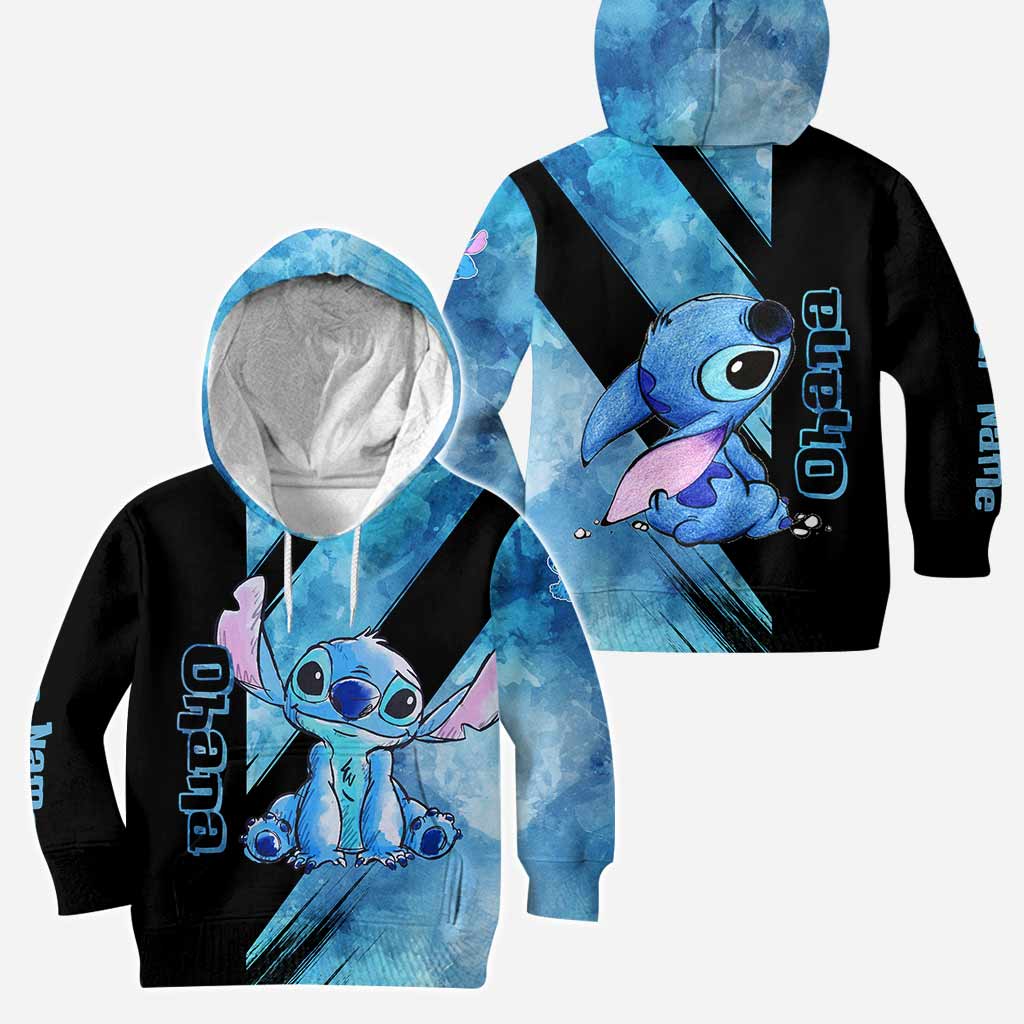 Personalized Hoodie and Leggings Set Ohana Custom Name Gift Hoodie & Leggings GradoCreations