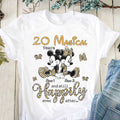Personalized Couple T-shirt and Hoodie with Custom Names for Anniversary T-shirt & Hoodie GradoCreations