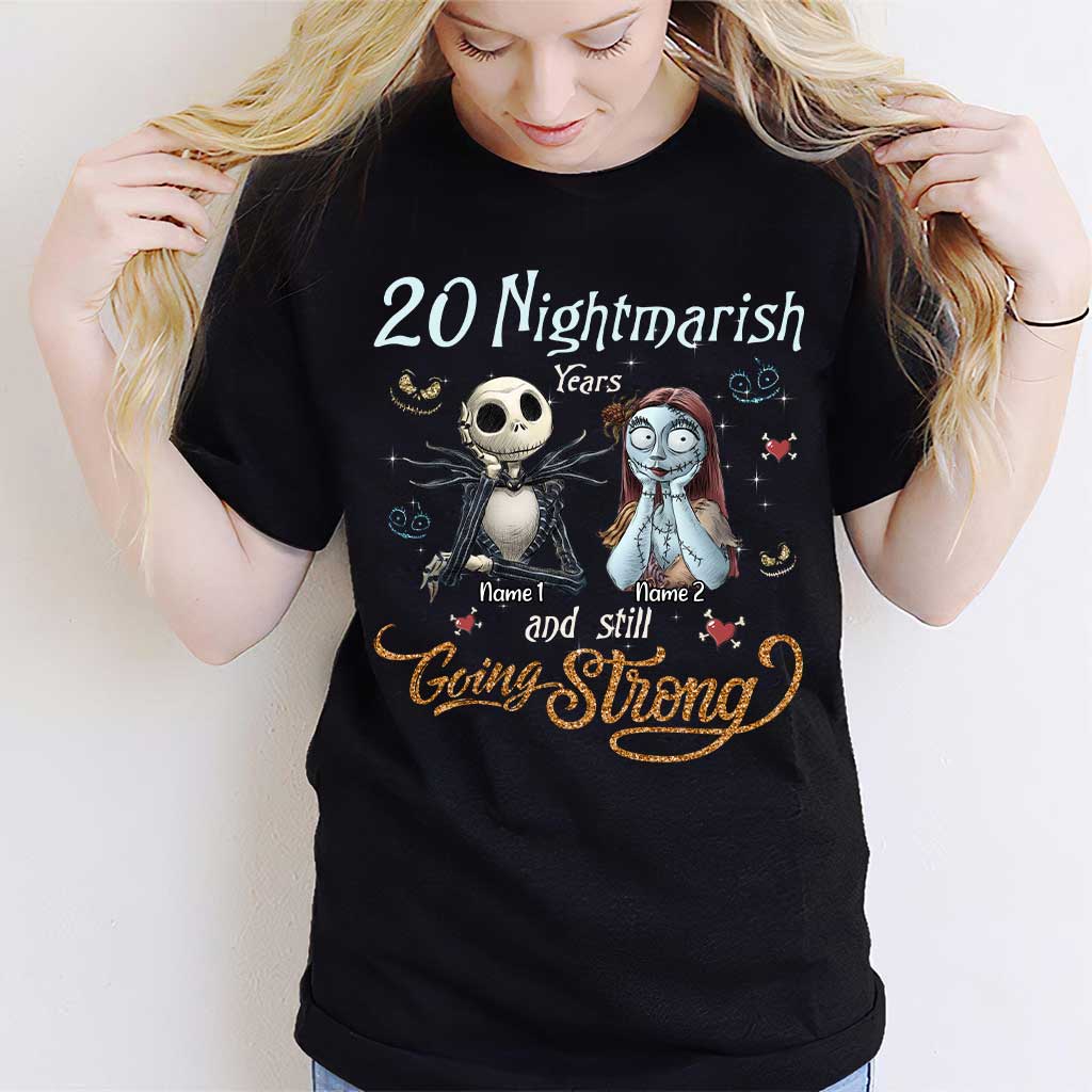 Personalized Couple T-Shirt & Hoodie Nightmare Gift for Anniversary T-shirt & Hoodie GradoCreations