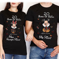 Personalized Couple T-shirt & Hoodie Custom Name Gift Idea T-shirt & Hoodie GradoCreations