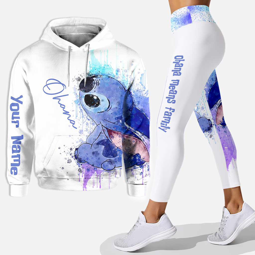 Personalized Ohana Hoodie and Leggings Set Custom Name Gift Hoodie & Leggings GradoCreations