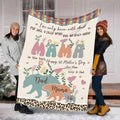 Personalized Mother's Day Blanket Custom Family Design Gift Blanket GradoCreations
