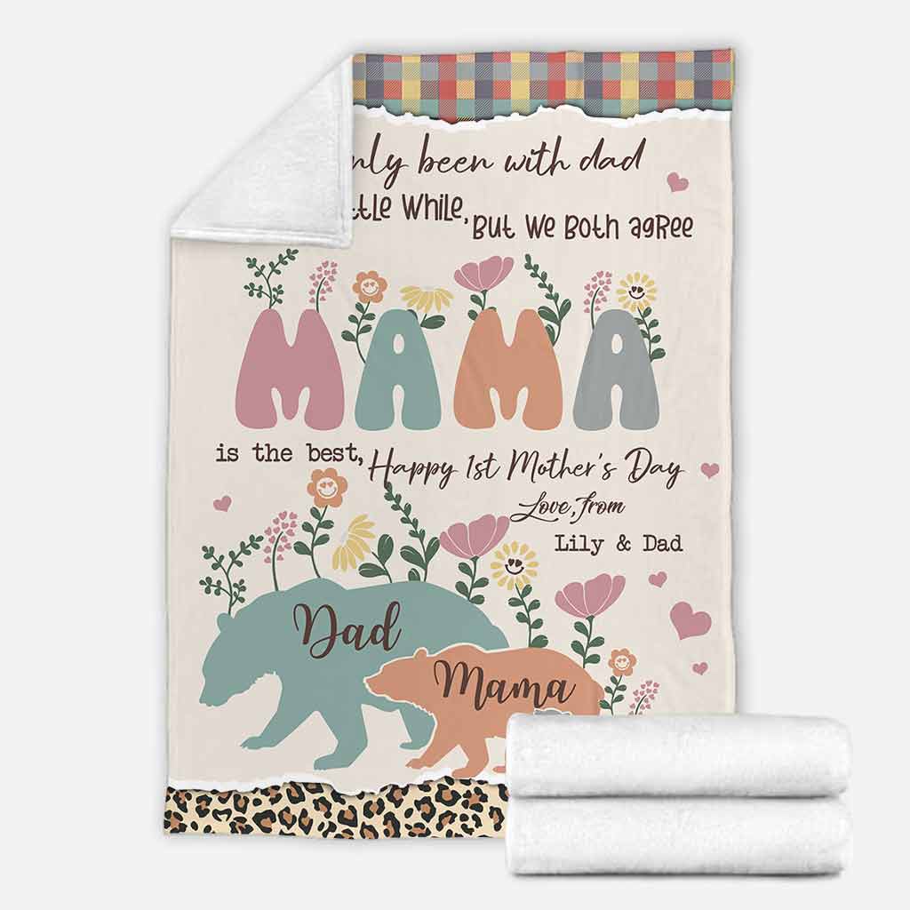 Personalized Mother's Day Blanket Custom Family Design Gift Blanket GradoCreations