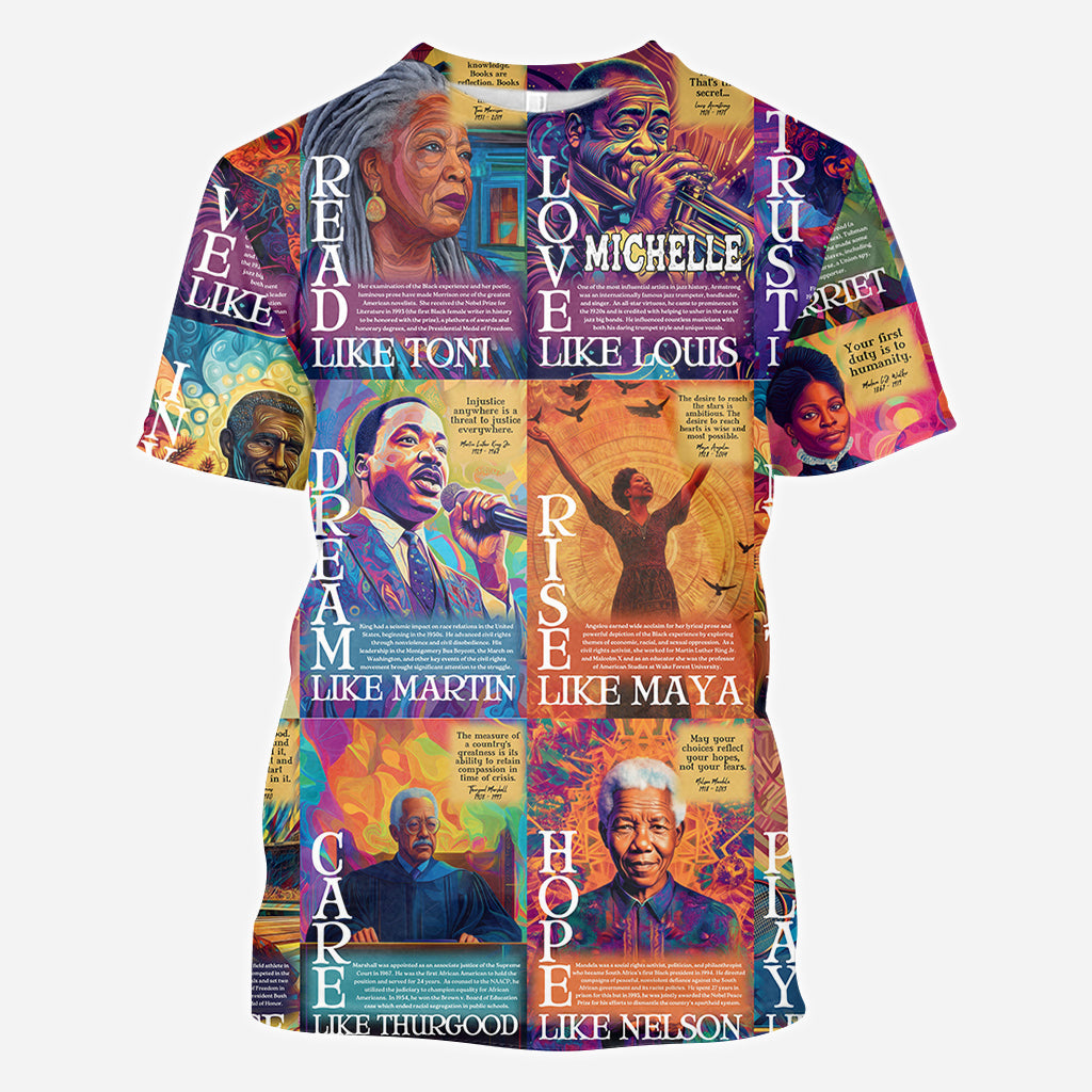 Personalized All Over Shirt with Inspirational Quotes for Men and Women All Over Shirt GradoCreations