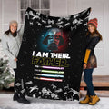 Personalized I Am Their Father Blanket Custom Names Gift for Dad Blanket GradoCreations