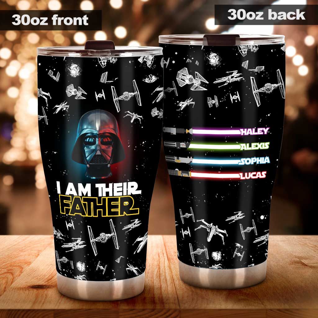 Personalized Star Wars Tumbler Custom Name Gift for Dad Tumbler GradoCreations