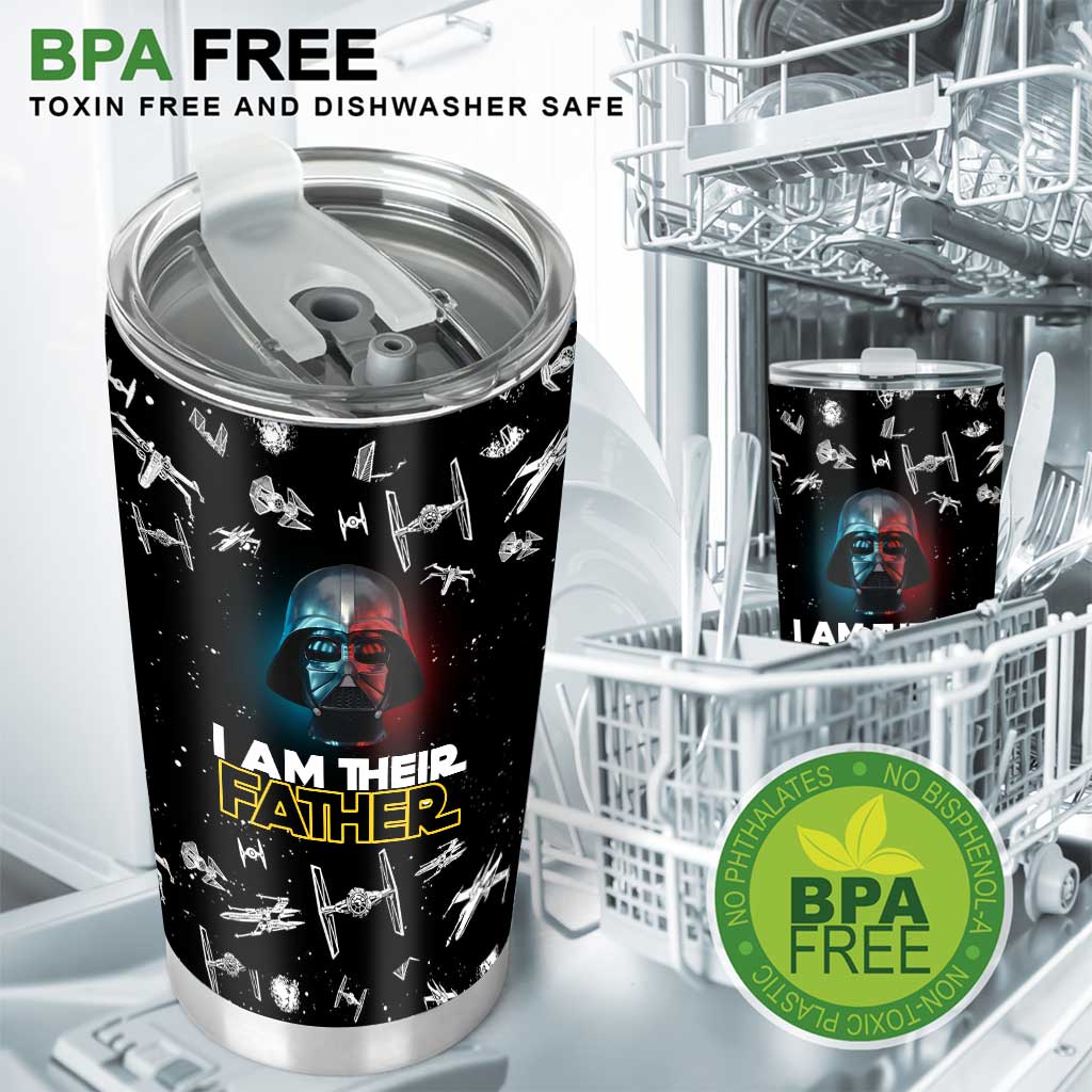 Personalized Darth Vader Star Wars Tumbler Unique Father's Day Gift Tumbler GradoCreations