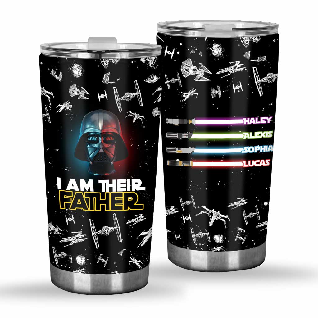 Personalized Star Wars Tumbler Custom Name Gift for Dad Tumbler GradoCreations