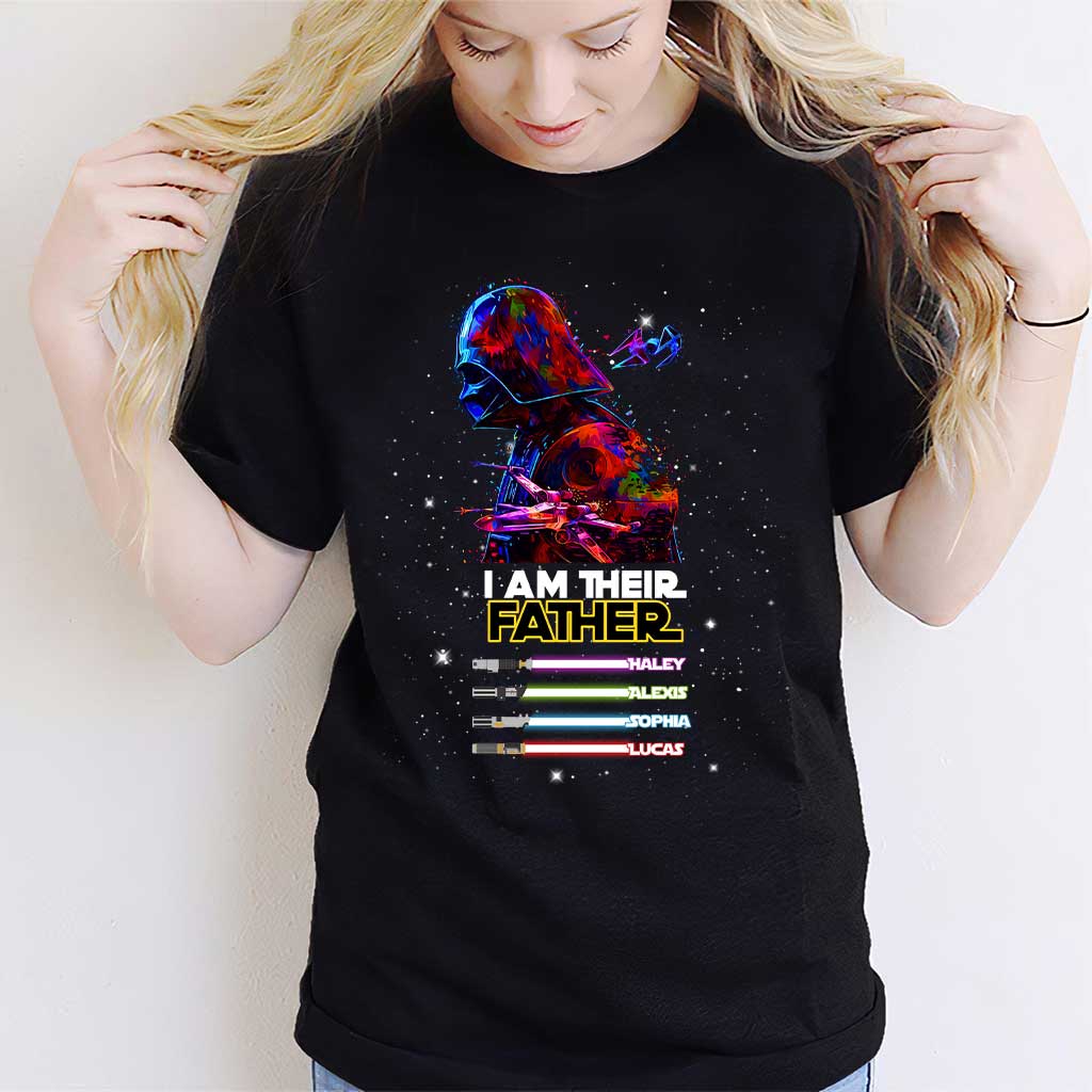 Personalized I Am Their Father T-shirt & Hoodie Gift for Dad T-shirt & Hoodie GradoCreations