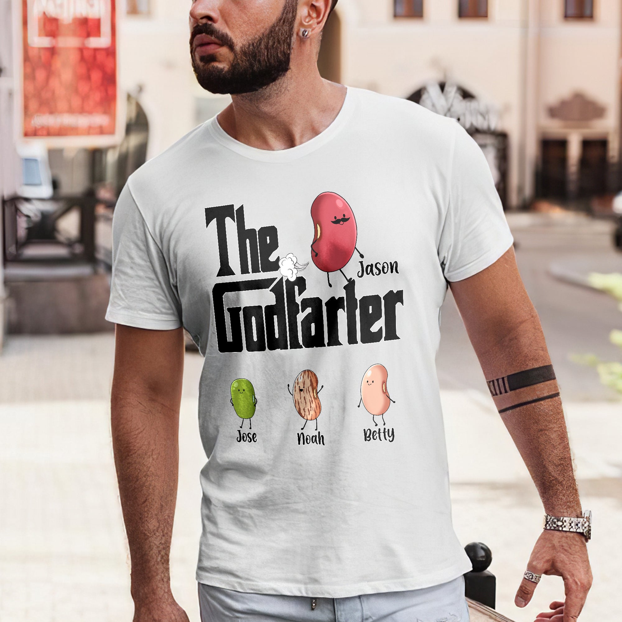 Personalized The Godfarter T-shirt for Dad | Funny Gift Idea T-shirt & Hoodie GradoCreations