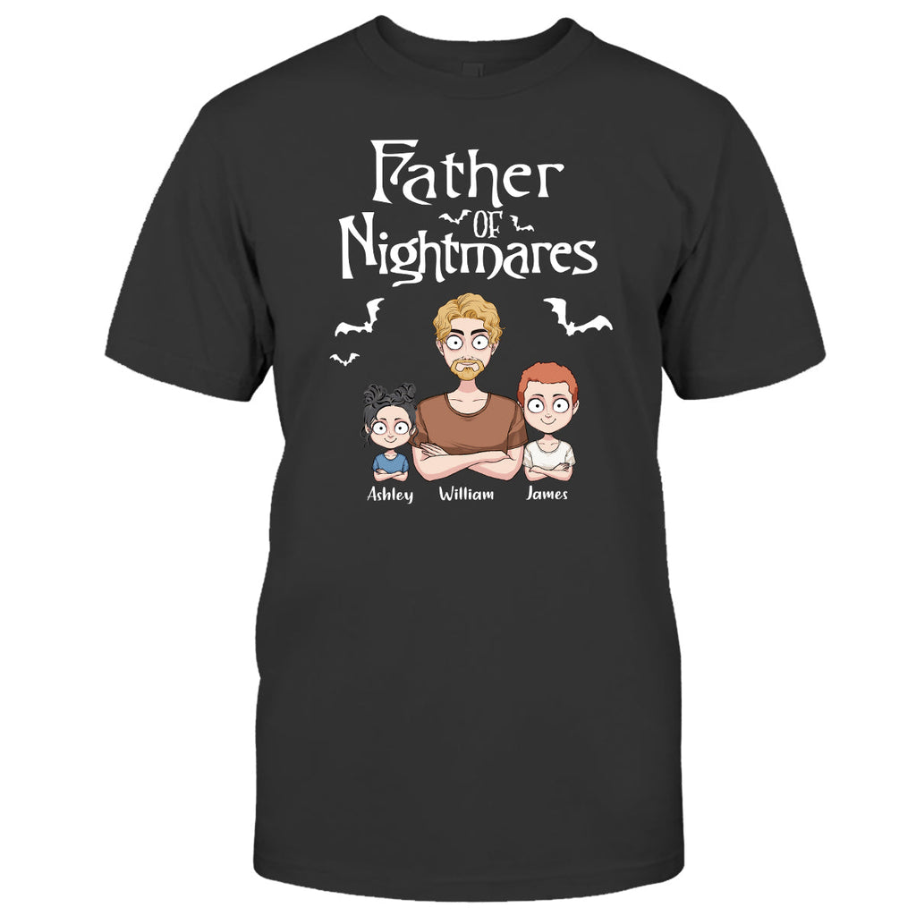 Personalized Father Of Nightmares T-Shirt & Hoodie for Dad T-shirt & Hoodie GradoCreations