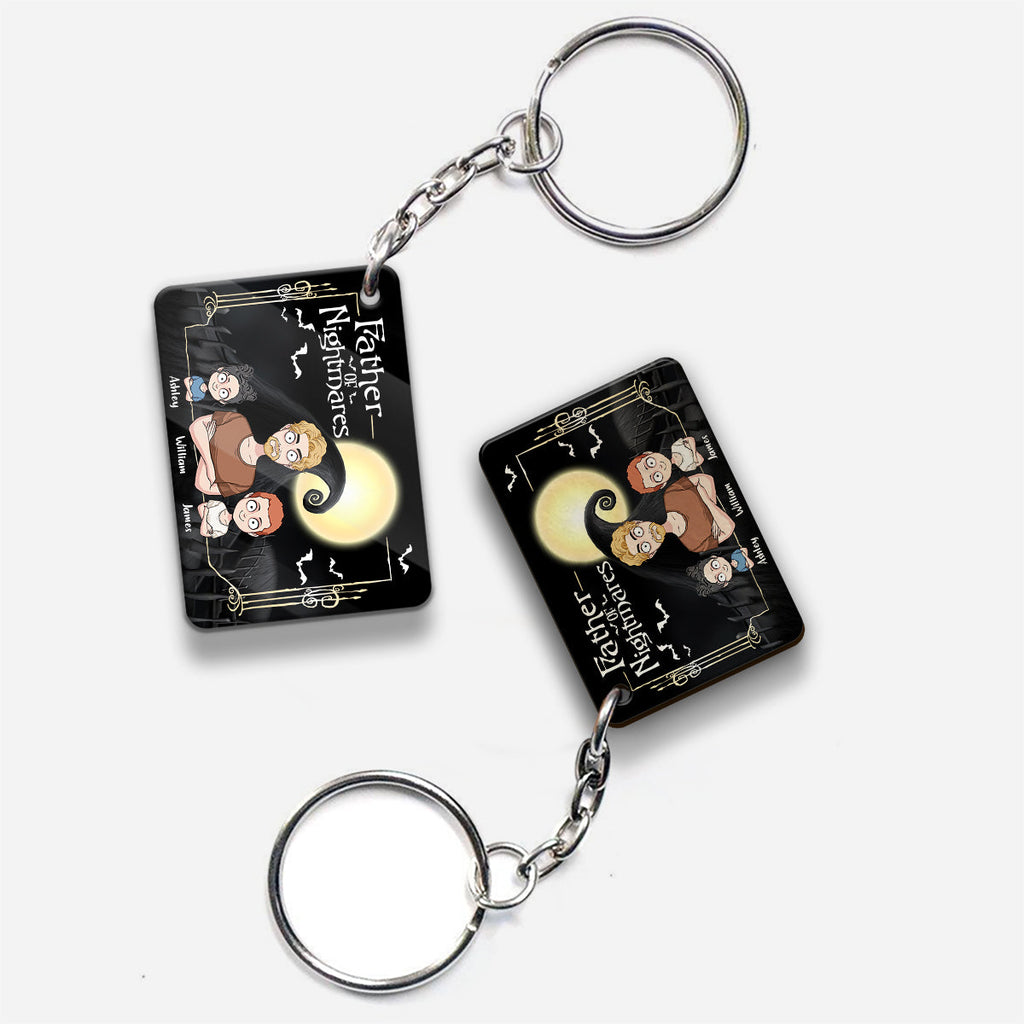 Personalized Father of Nightmares Keychain Custom Name Gift Keychain GradoCreations