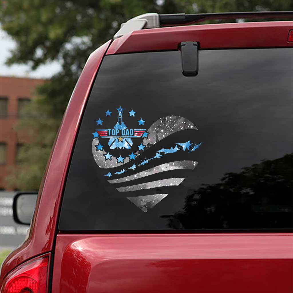 Personalized Top Dad Decal for Cars and Windows | Custom Design Decal Full GradoCreations