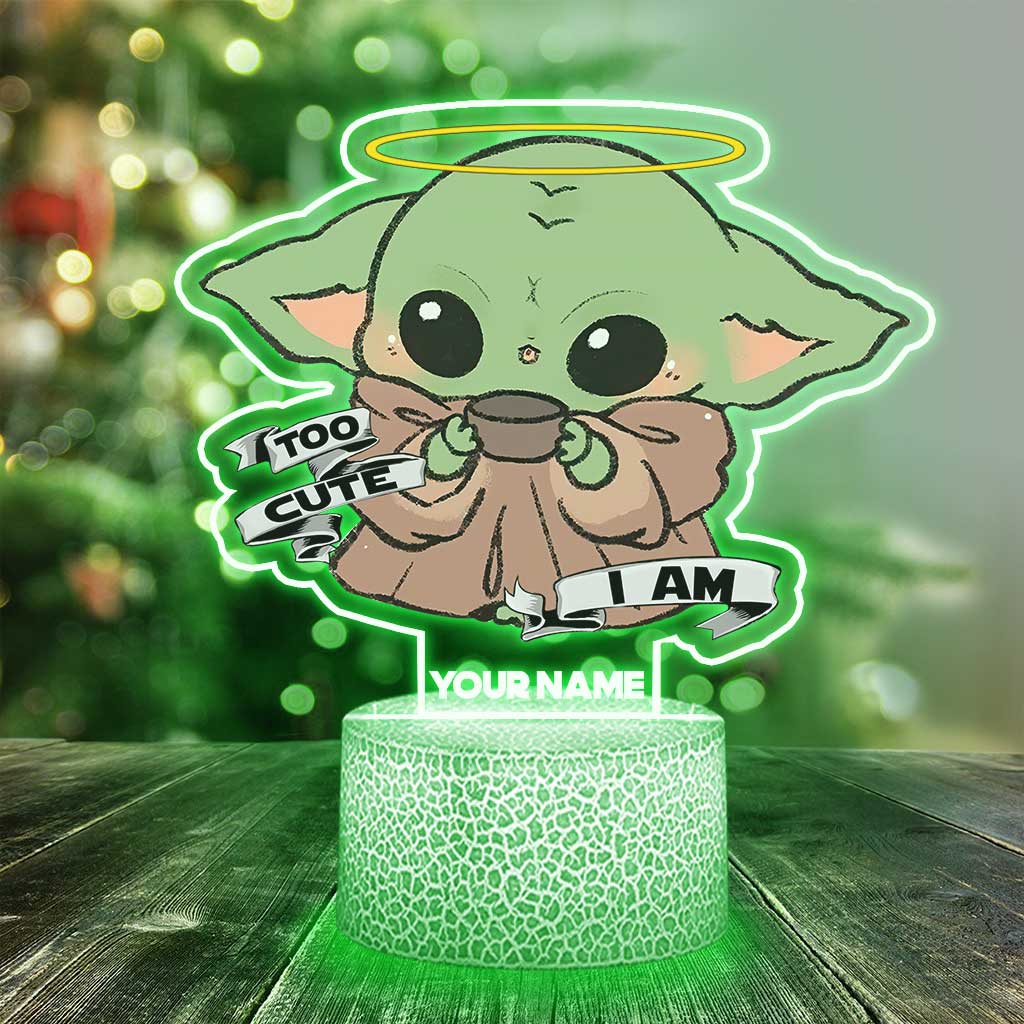 Personalized LED Shaped Light Base Cute Character Gift Idea Shaped Plaque Light Base GradoCreations