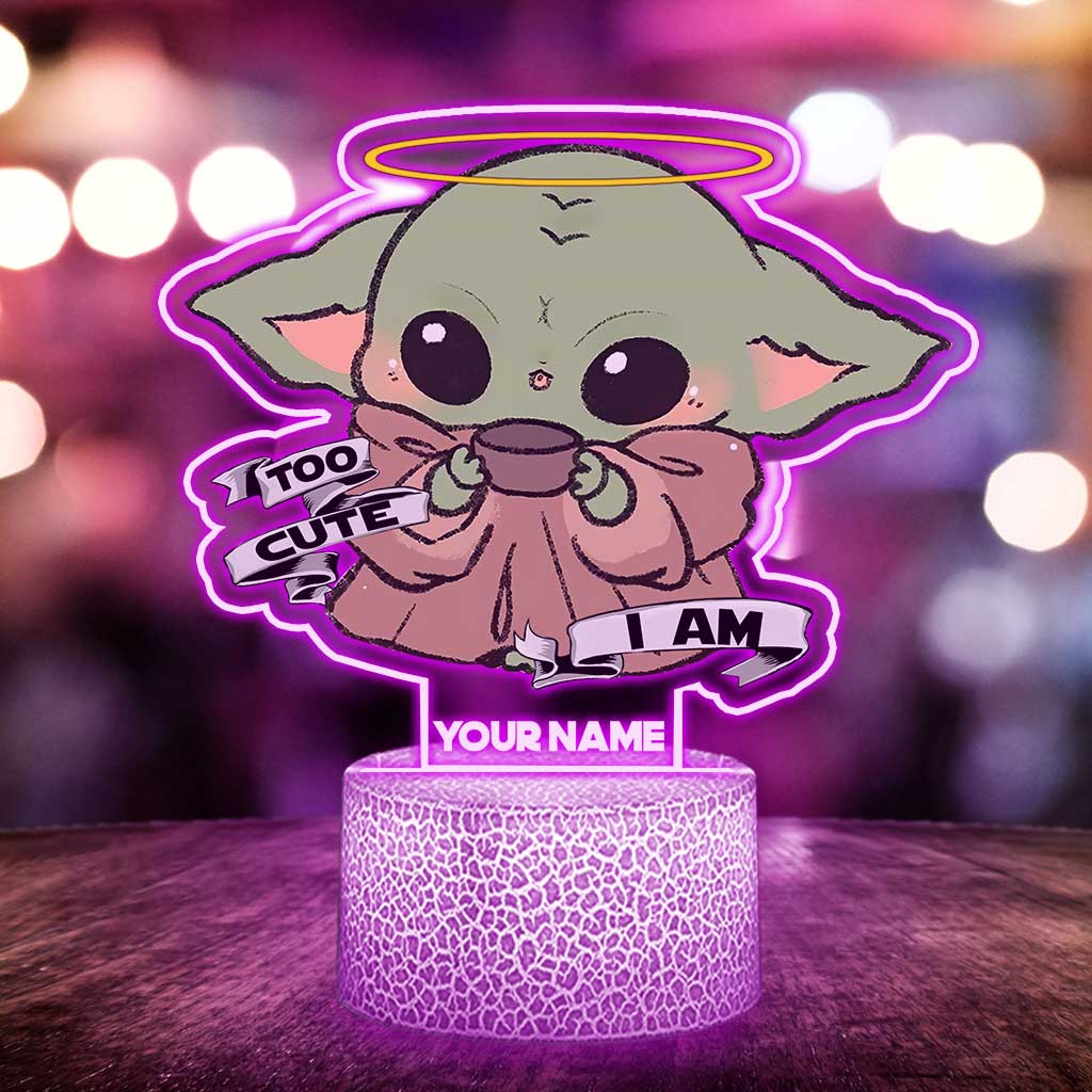 Personalized LED Shaped Light Base Cute Character Gift Idea Shaped Plaque Light Base GradoCreations