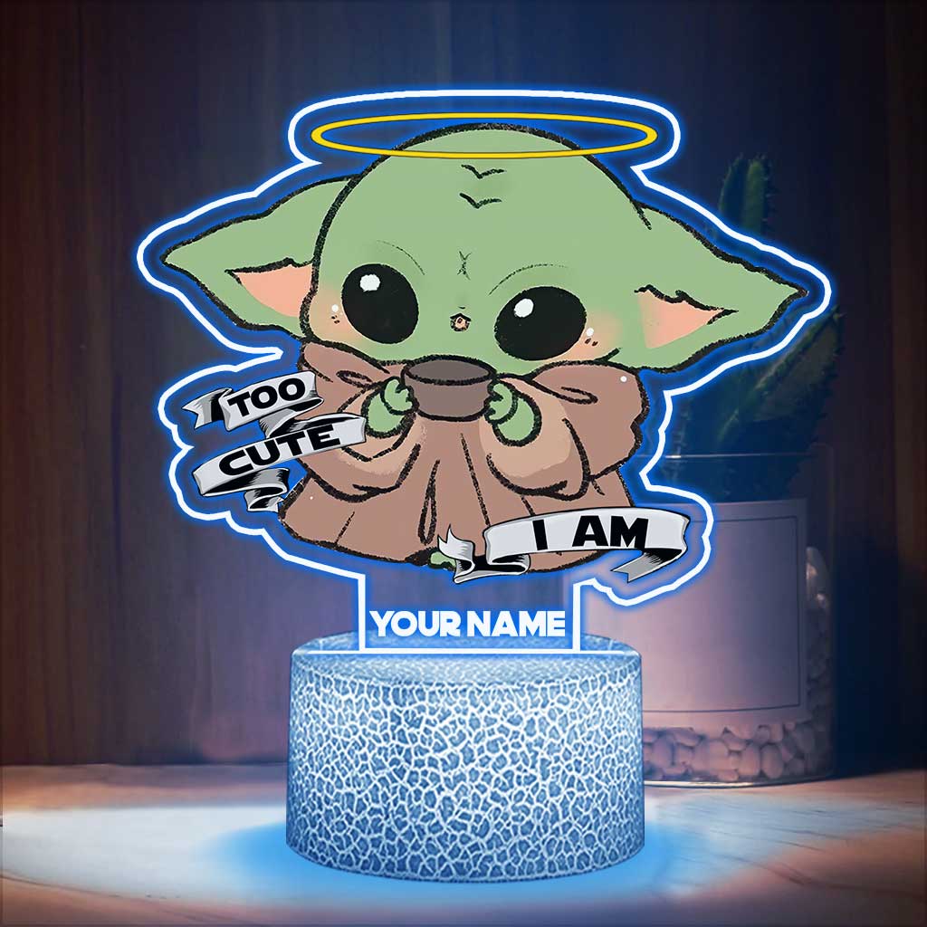 Personalized LED Shaped Light Base Cute Character Gift Idea Shaped Plaque Light Base GradoCreations