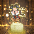 Personalized Believe In Magic Mouse Ears Custom LED Light Plaque Shaped Plaque Light Base GradoCreations