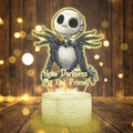 Personalized Nightmare Shaped Plaque Light Base Custom Name Gift Shaped Plaque Light Base GradoCreations