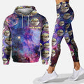 Personalized Galaxy Hoodie & Leggings Set Custom Name Gift Hoodie & Leggings GradoCreations