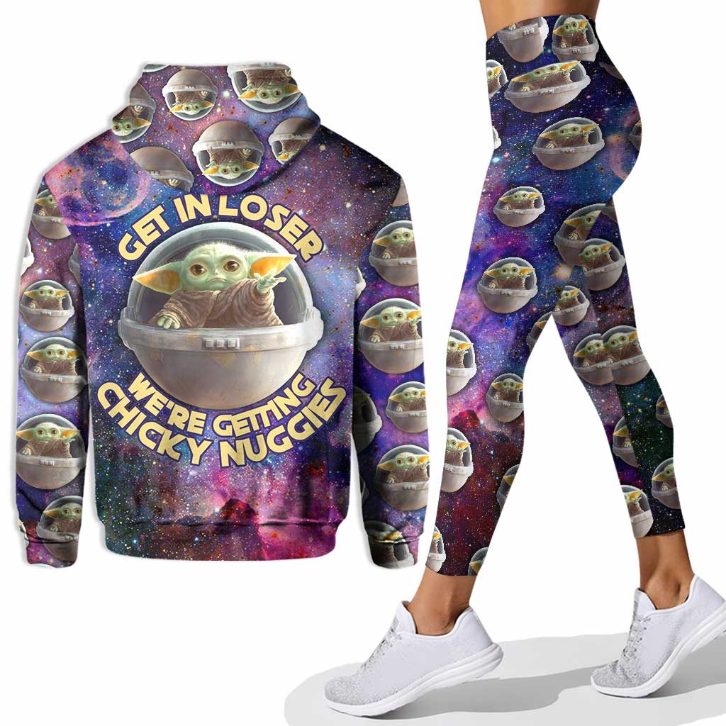 Personalized Galaxy Hoodie & Leggings Set Custom Name Gift Hoodie & Leggings GradoCreations