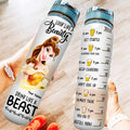 Personalized Water Tracker Bottle with Infuser for Hydration Gift Water Tracker Bottle GradoCreations
