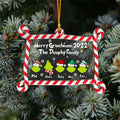 Personalized Merry Grinchmas Ornament Family Gift 2022 Layers Mix Ornament GradoCreations
