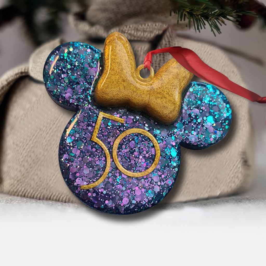 Personalized 50th Anniversary Mickey Mouse Ornament Custom Gift Ornament GradoCreations
