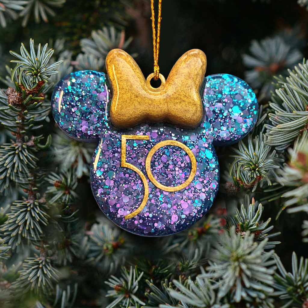 Personalized 50th Anniversary Mickey Mouse Ornament Custom Gift Ornament GradoCreations