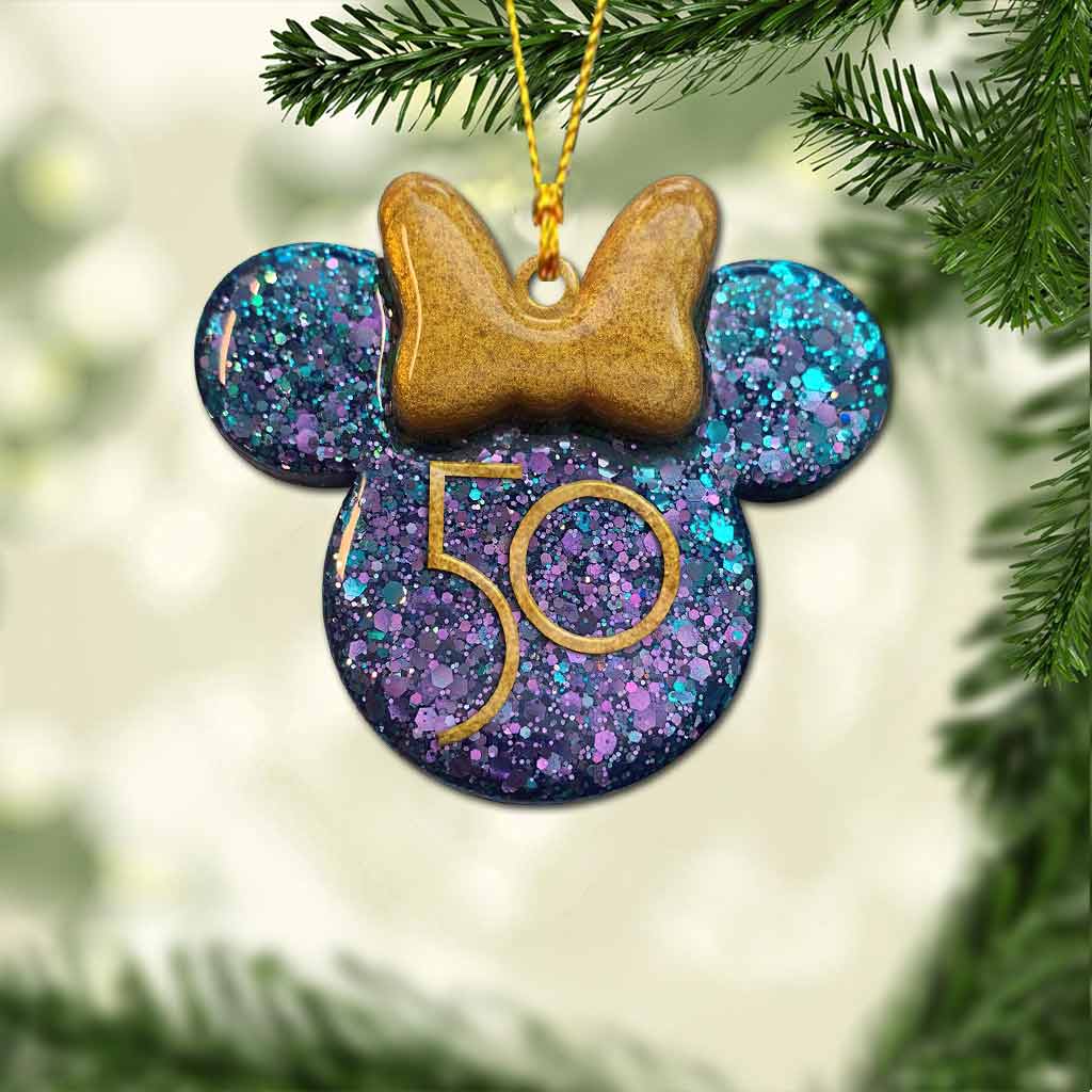 Personalized 50th Anniversary Mickey Mouse Ornament Custom Gift Ornament GradoCreations