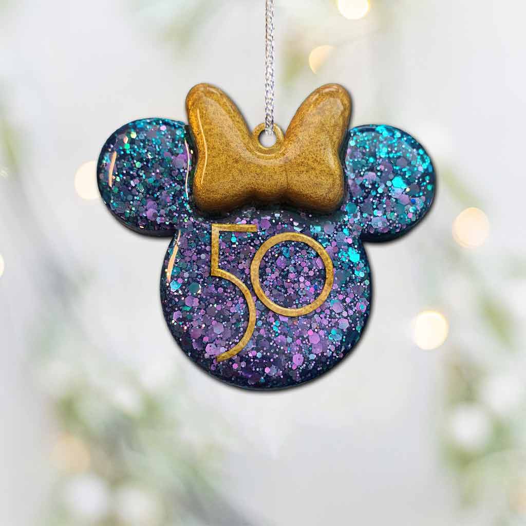 Personalized 50th Anniversary Mickey Mouse Ornament Custom Gift Ornament GradoCreations