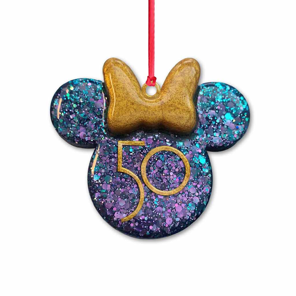Personalized 50th Anniversary Mickey Mouse Ornament Custom Gift Ornament GradoCreations