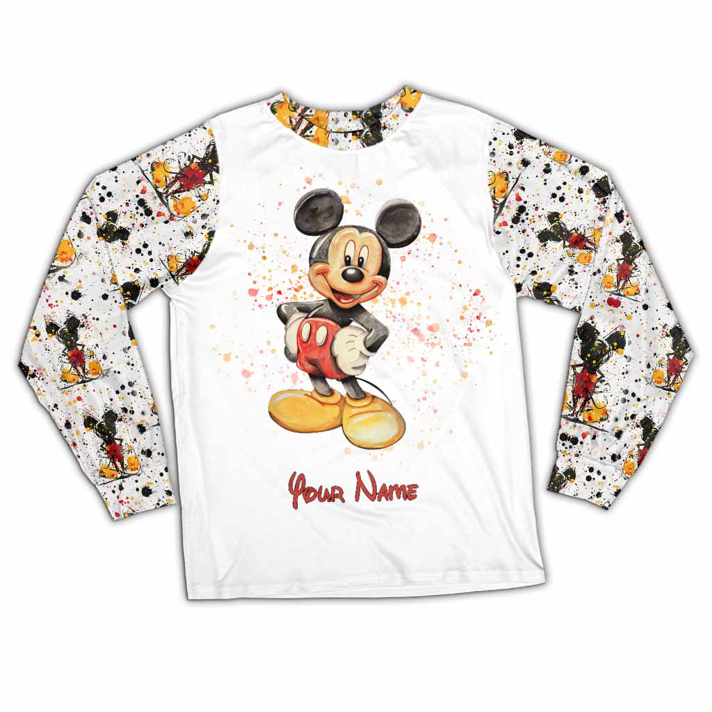 Personalized Mouse Pajamas Set Custom Name Gift for Kids Pajamas Set GradoCreations