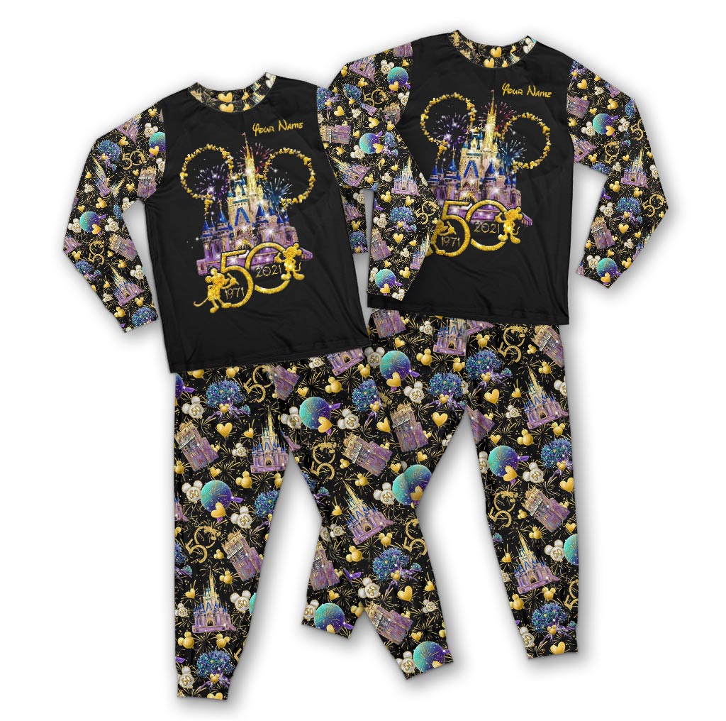 Personalized 50th Anniversary Mouse Pajamas Set for Family Pajamas Set GradoCreations
