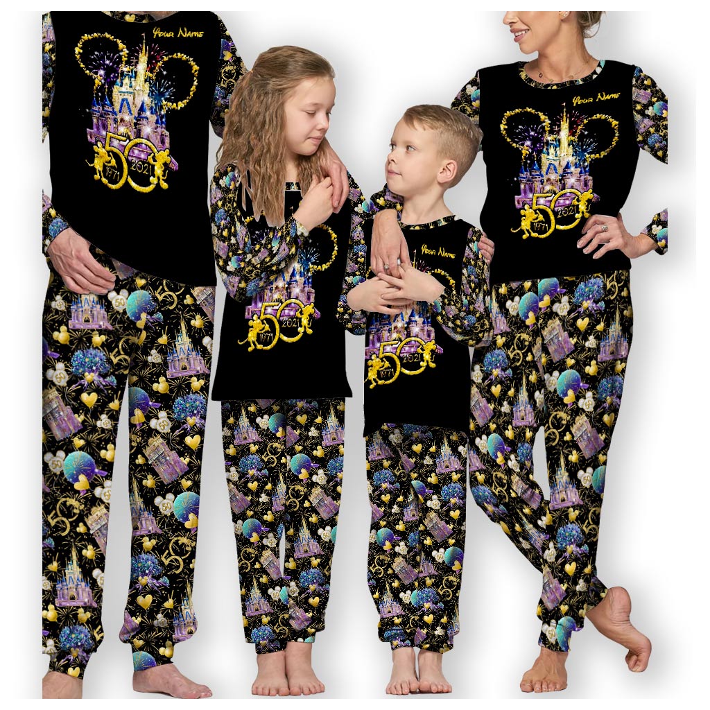 Personalized 50th Anniversary Mouse Pajamas Set for Family Pajamas Set GradoCreations