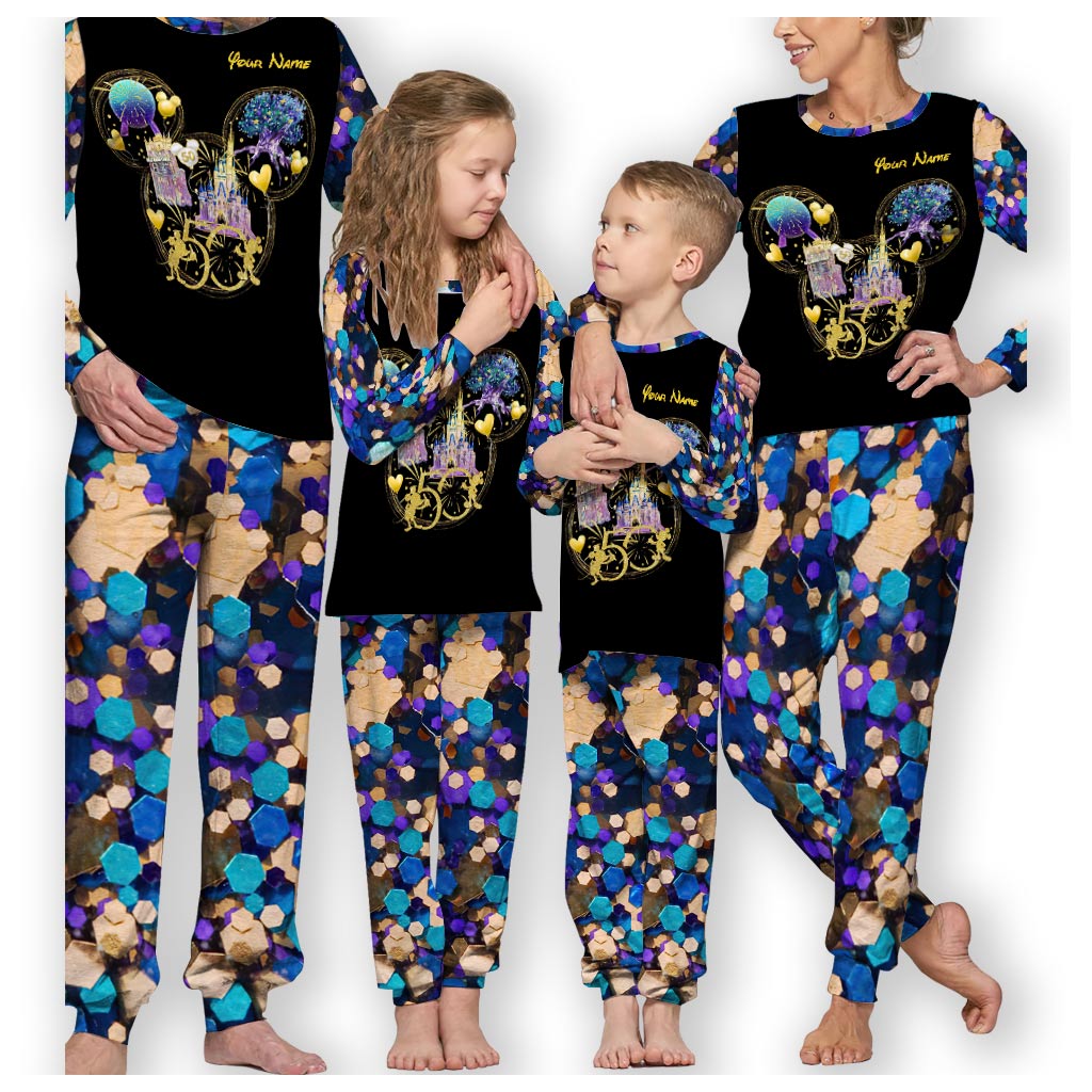 Personalized Mouse Pajamas Set with Custom Name for Kids Pajamas Set GradoCreations