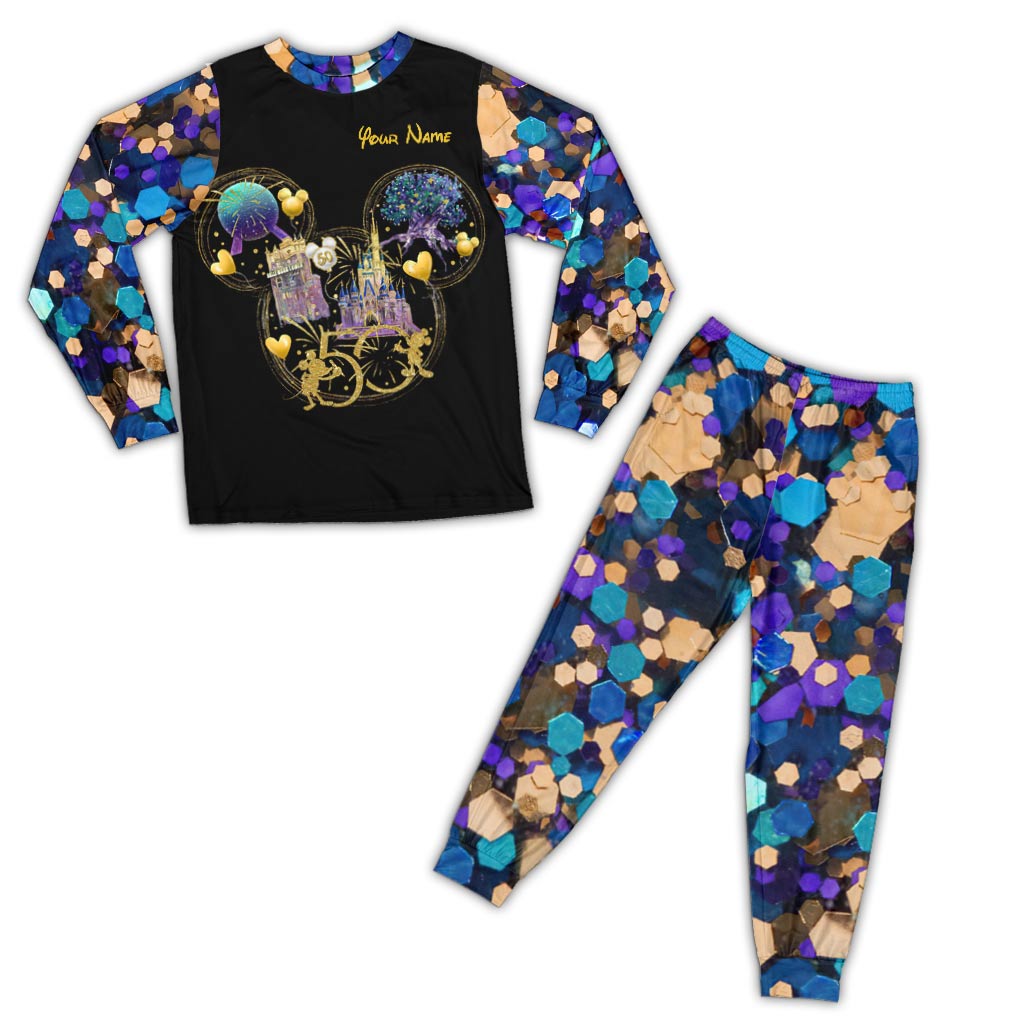 Personalized Mouse Pajamas Set with Custom Name for Kids Pajamas Set GradoCreations